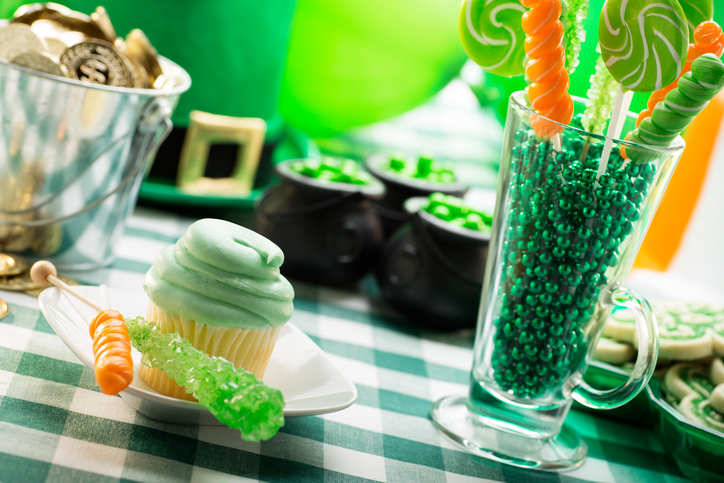 St. Patrick's Day Party Cupcake