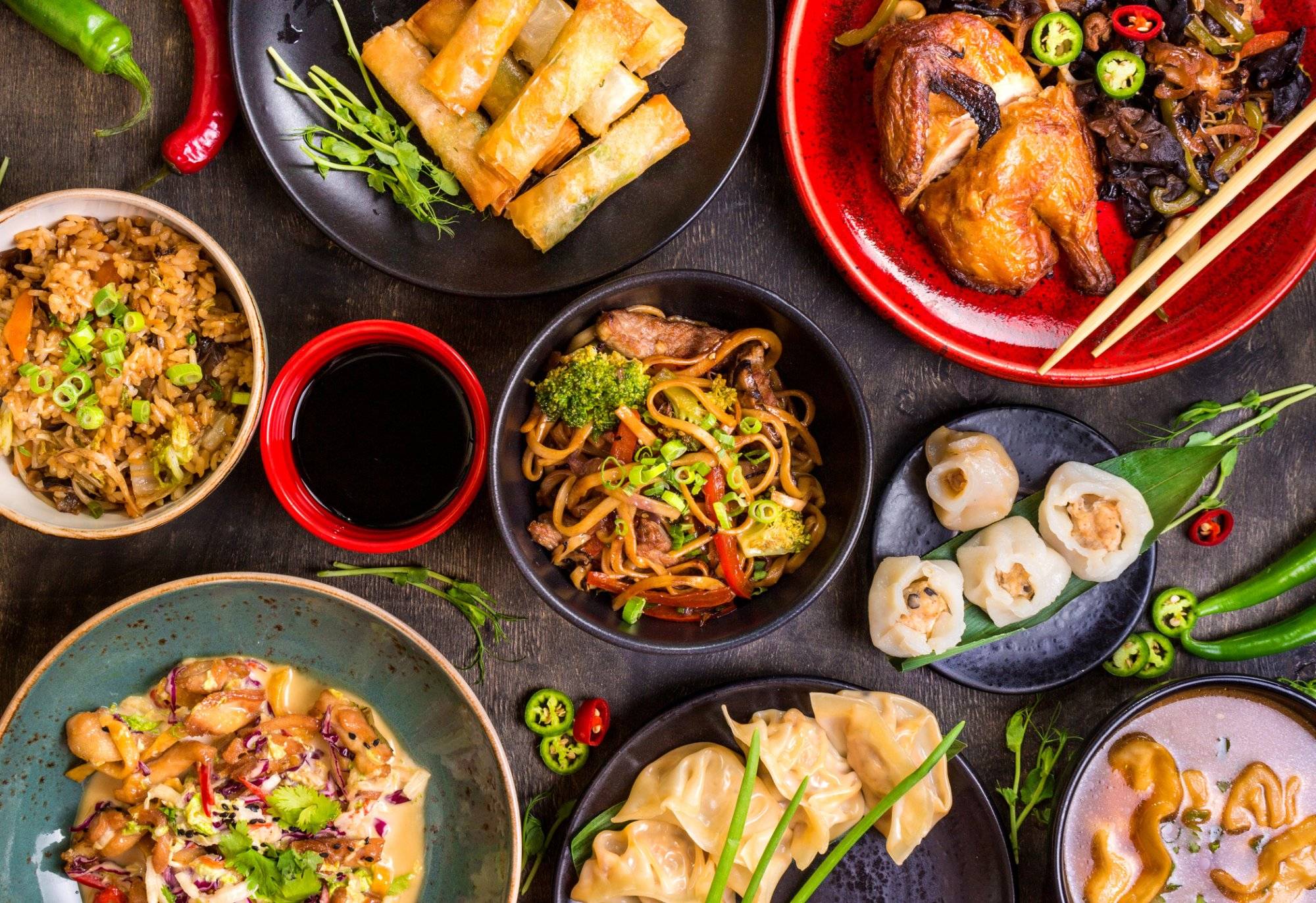 Chinese food blank background Chinese food blank background