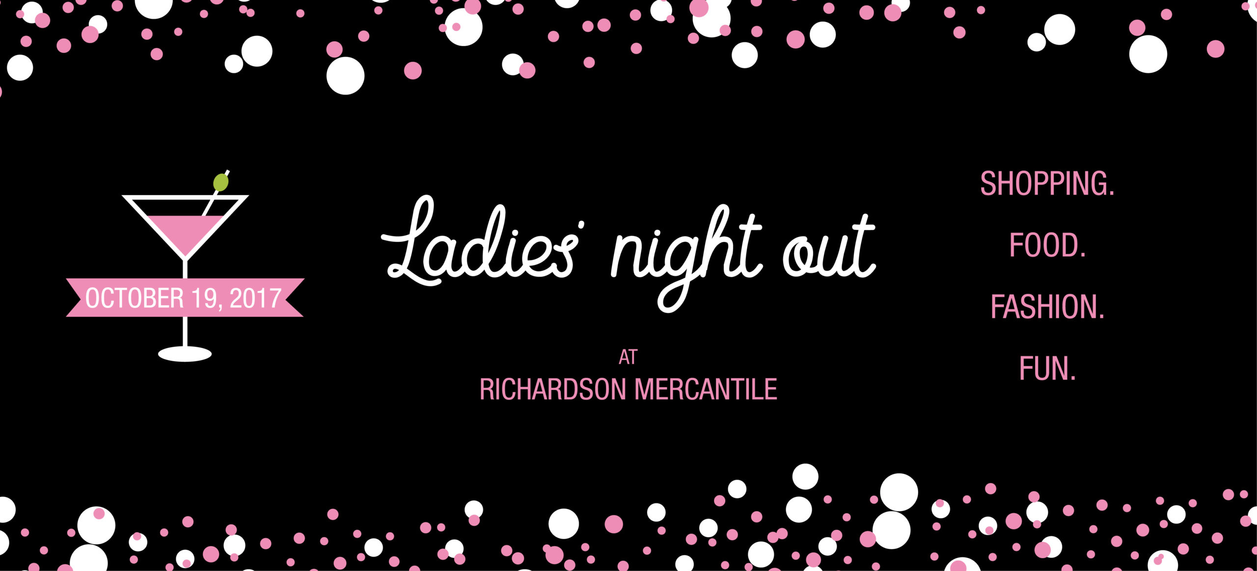 Richardson-Mercantile-Ladies-Night-Banner